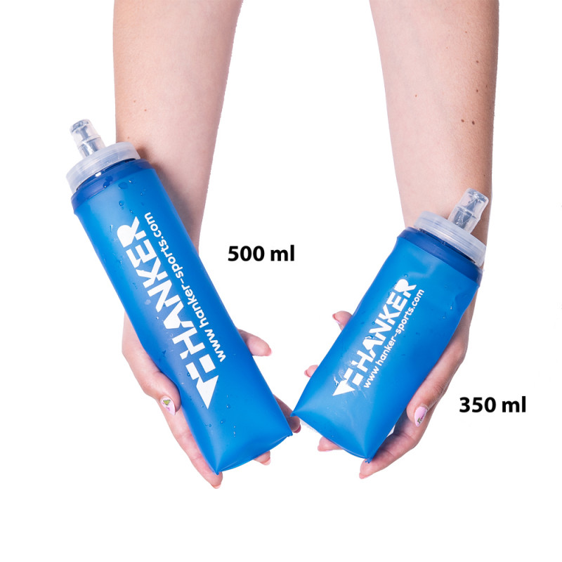 Botella de mano de agarre Geila con botella de hidratación de 500 ml BPA  Sport Soft Flask